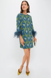 Deco Floral Feather Mod Mary Dress